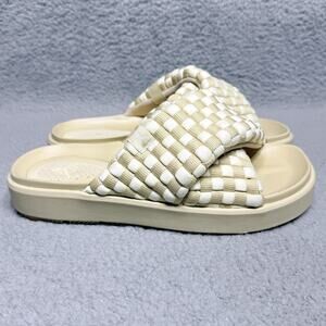 Nike Air Jordan Sophia Womens Size 11 Slide Sandals Team Gold White DO8863-701